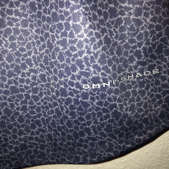 *Columbia Whispering Lakes blue Omni shade work out tank. Size XS GUC - Picture 3 of 4